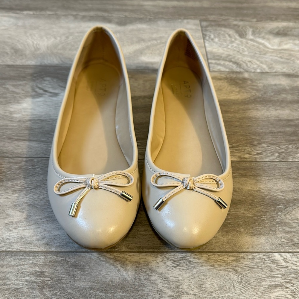 Cream colored flats